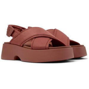 Camper Tasha K201610-003 Red Sandals for Women