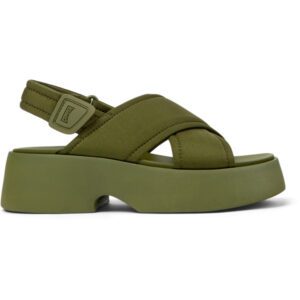 Camper Tasha K201610-004 Green Sandals for Women