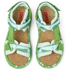 Camper Pelotas Flota K201618-005 Green Sandals for Women