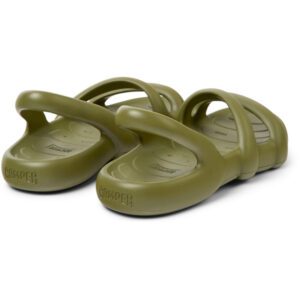Camper Kobarah Flat K201636-003 Green Sandals for Women
