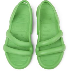Camper Kobarah Flat K201636-006 Green Sandals for Women