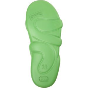 Camper Kobarah Flat K201636-006 Green Sandals for Women