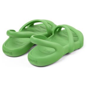 Camper Kobarah Flat K201636-006 Green Sandals for Women