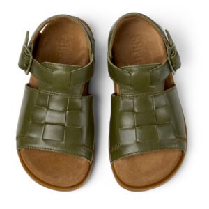 Camper Brutus K800585-001 Green Sandals for Kids