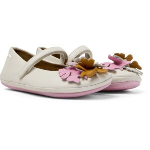 Camper Right TWS K800587-001 White Ballerinas for Kids