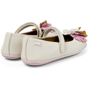 Camper Right TWS K800587-001 White Ballerinas for Kids