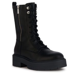 Geox Spherica D36VDJ 00043 C9999 Μαύρα Γυναικεία Μποτάκια