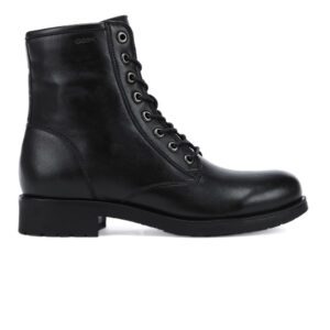 Geox D Rawelle D046RA 000TU C9999 Μαύρα Γυναικεία Μποτάκια
