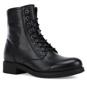 Geox D Rawelle D046RA 000TU C9999 Μαύρα Γυναικεία Μποτάκια