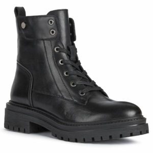Geox Iridea D16HRC 00043 C9999 Black Ankle Boots for Women