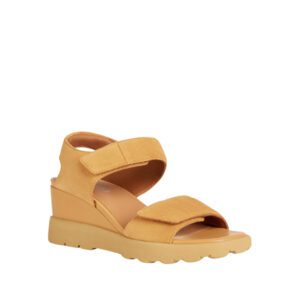 Geox Spherica Ec6 D35G0C00022C2002 Μουσταρδί Γυναικεία Πέδιλα