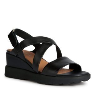 Geox Spherica D35G0D 000TU C9999 Black Sandals for Women