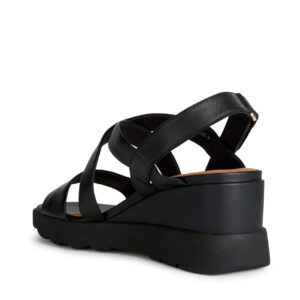 Geox Spherica D35G0D 000TU C9999 Black Sandals for Women