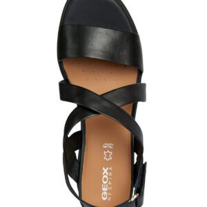 Geox Spherica D35G0D 000TU C9999 Black Sandals for Women