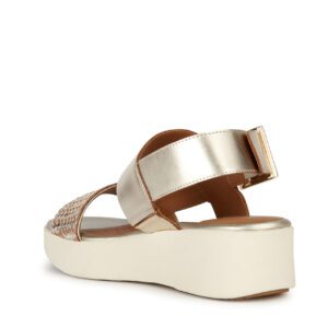 Geox Laudara D35MPB0CF6EC2012 Χρυσά Γυναικεία Πέδιλα