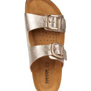 Geox Brionia D35SYM000BNC2012 Χρυσά Γυναικεία Πέδιλα