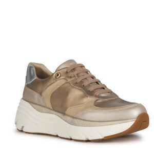 Geox Diamanta D35UFA 0NFAK C0586 Χρυσά Γυναικεία Sneakers