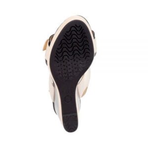 Geox Janira D82P6E 08502 C8616 Μπεζ Γυναικεία Πέδιλα SANDALS