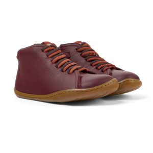 Camper Peu Cami 90019-113 Red Ankle Boots for Kids