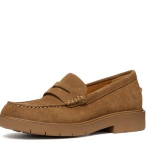 Geox Spherica D25QRA 00022 C6372 Brown Loafers for Women