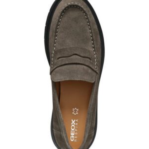 Geox Spherica D25QRA 00022 C9002 Grey Moccasins for Women