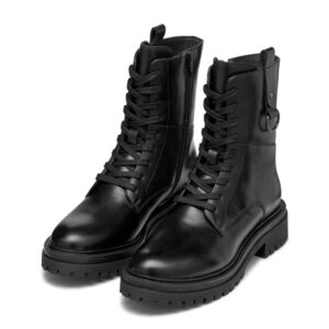 Geox Iridea D46HRB 00043 C9999 Black Ankle Boots for Women