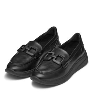 Geox Cristael D46MXB 000BC C9999 Black Loafers for Women