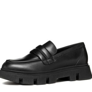 Geox Vilde D46UAC 00043 C9999 Black Loafers for Women