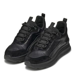 Geox Spherica D46WPD 05422 C9999 Black Sneakers for Women