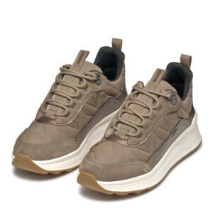 Geox Spherica D46WPD 0FU22 C6029 Taupe Sneakers for Women