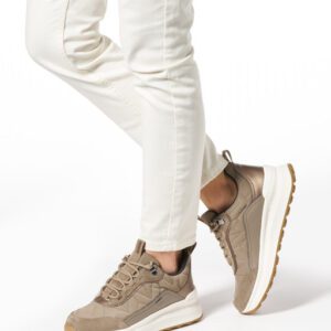 Geox Spherica D46WPD 0FU22 C6029 Taupe Sneakers for Women