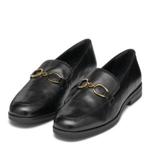 Geox Cloridie D46XGB 000TC C9999 Black Loafers for Women