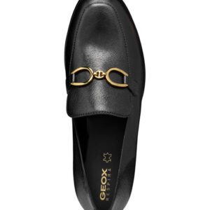 Geox Cloridie D46XGB 000TC C9999 Black Loafers for Women