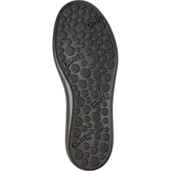 Camper Pelotas Soller K101003 - Scarpe Stringate Uomo In Nero, Sneaker Estiva Leggera Con Sottopiede OrthoLite Riciclato