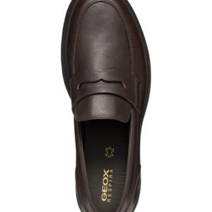Geox Spherica U36D1A 00046 C6010 Brown Loafers fpr Men