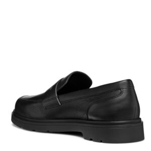 Geox Spherica U36D1A 00046 C9997 Black Loafers for Men
