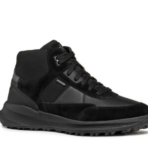 Geox PG1X U46E0A 02285 C9999 Black Ankle Boots for Men