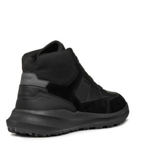 Geox PG1X U46E0A 02285 C9999 Black Ankle Boots for Men