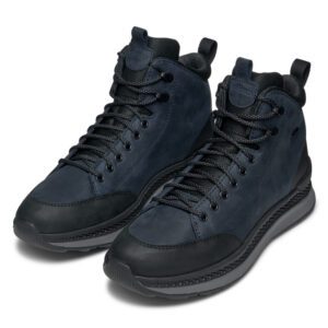 Geox Spherica U46HMA 0FFBC C0045 Blue Ankle Boots for Men