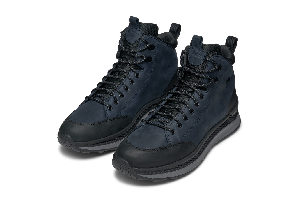 Geox Spherica U46HMA 0FFBC C0045 Blue Ankle Boots for Men