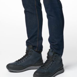 Geox Spherica U46HMA 0FFBC C0045 Blue Ankle Boots for Men