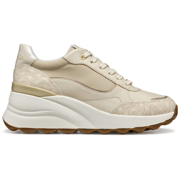 Geox Spherica D45WAA 08504 C1122 Μπεζ Γυναικεία Sneakers