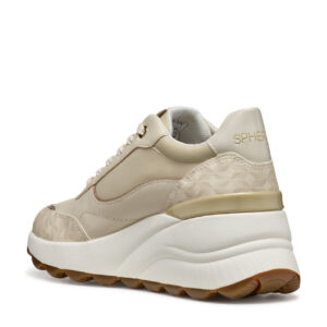 Geox Spherica D45WAA 08504 C1122 Μπεζ Γυναικεία Sneakers