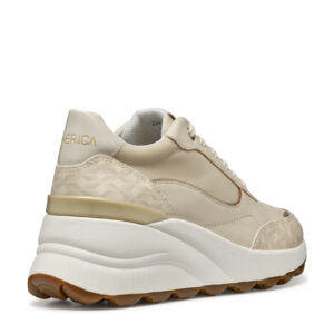 Geox Spherica D45WAA 08504 C1122 Μπεζ Γυναικεία Sneakers