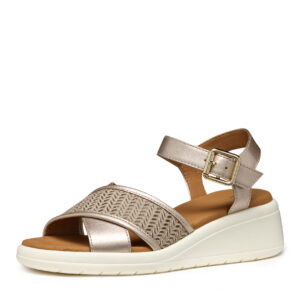 Geox Meliconia D550EG 0NFDS CB5A5 Μπεζ Γυναικεία Πέδιλα