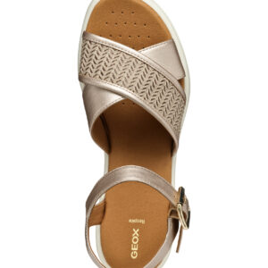 Geox Meliconia D550EG 0NFDS CB5A5 Μπεζ Γυναικεία Πέδιλα
