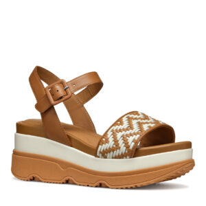 Geox Gardenia D55HBA 0TC43 C5F1S Καφέ Γυναικεία Πέδιλα