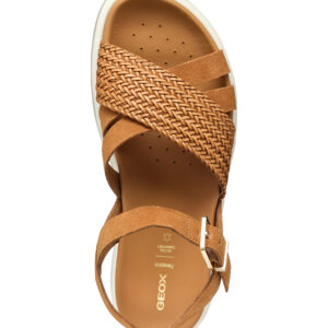 Geox Xand 2s D55PAB 00022 C6001 Καφέ Γυναικεία Πέδιλα