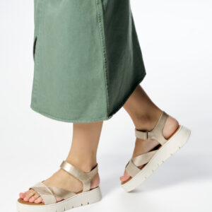 Geox Dandra D55SCB 0AJ22 C2LH6 Χρυσαφί Γυναικεία Πέδιλα