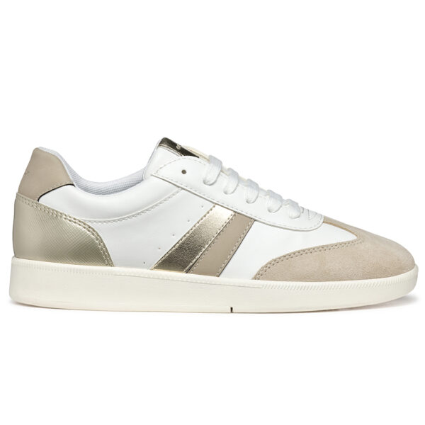 Geox Meleda D55UGB 05422 C1ZH6 Λευκά Γυναίκεια Sneakers